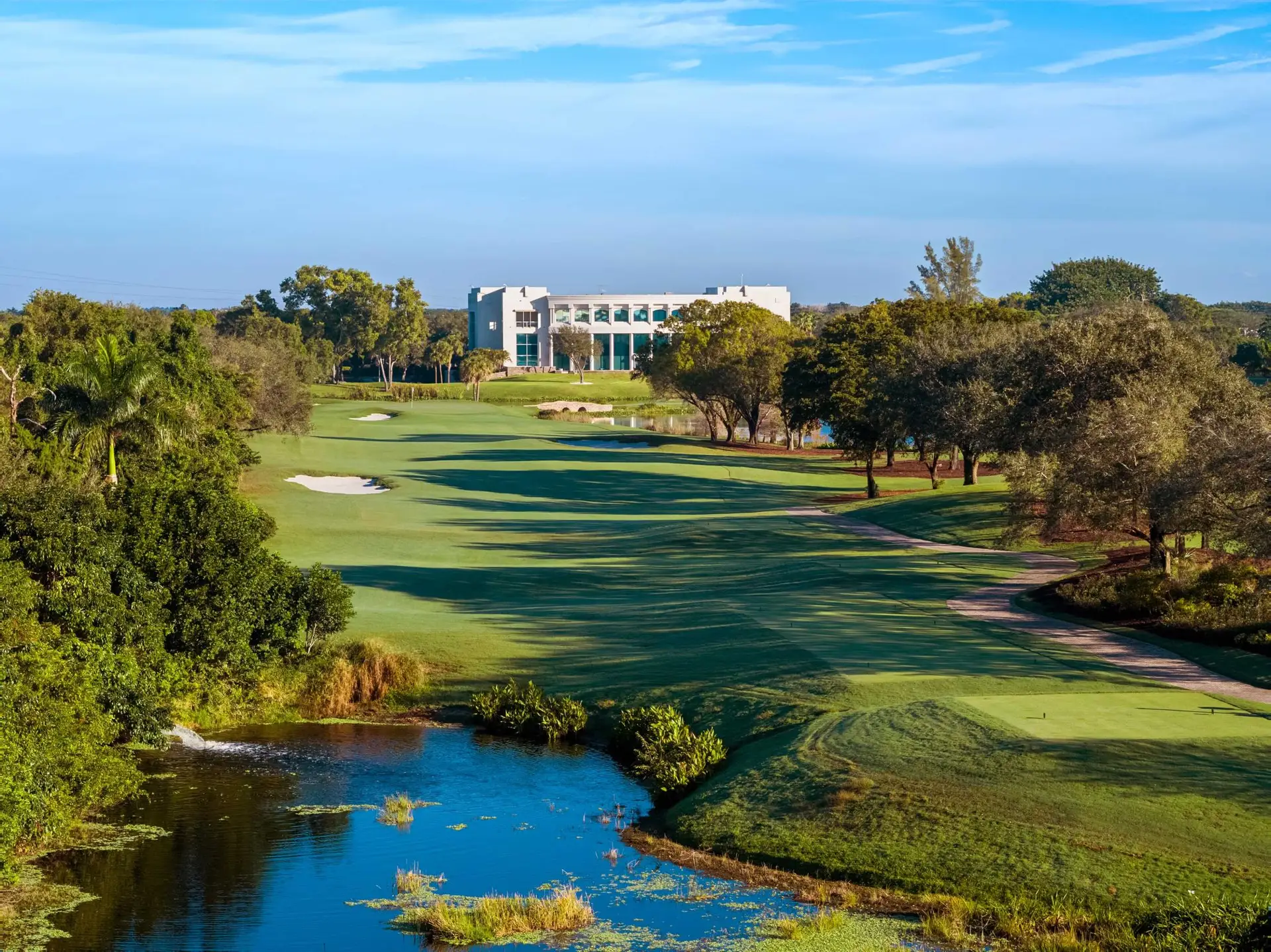 The Old Course, with its clubhouse beyond the fairway
