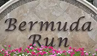 Bermuda Run entrance sign