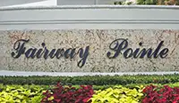 Fairway Pointe entrance sign