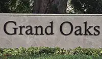 Grand Oaks entrance sign