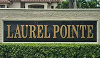 Laurel Pointe entrance sign