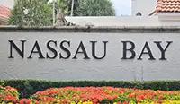 Nassau Bay I entrance sign