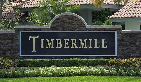 Timbermill entrance sign