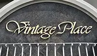 Vintage Place entrance sign